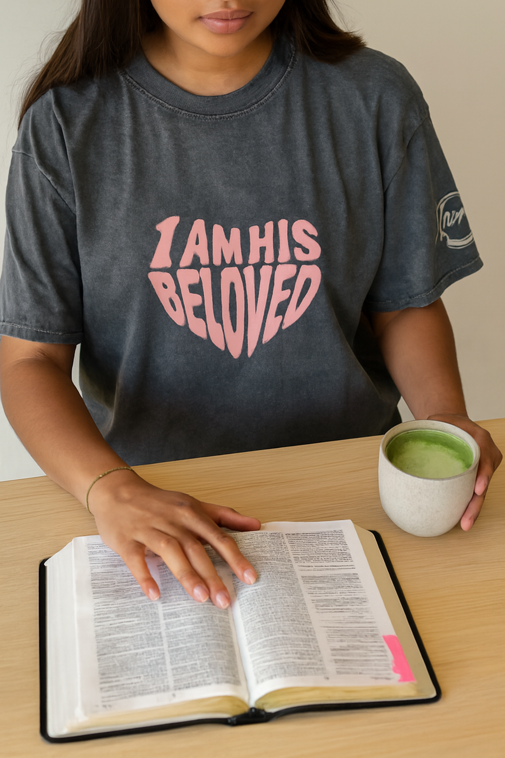 "I Am His Beloved" Tshirt (Pink)