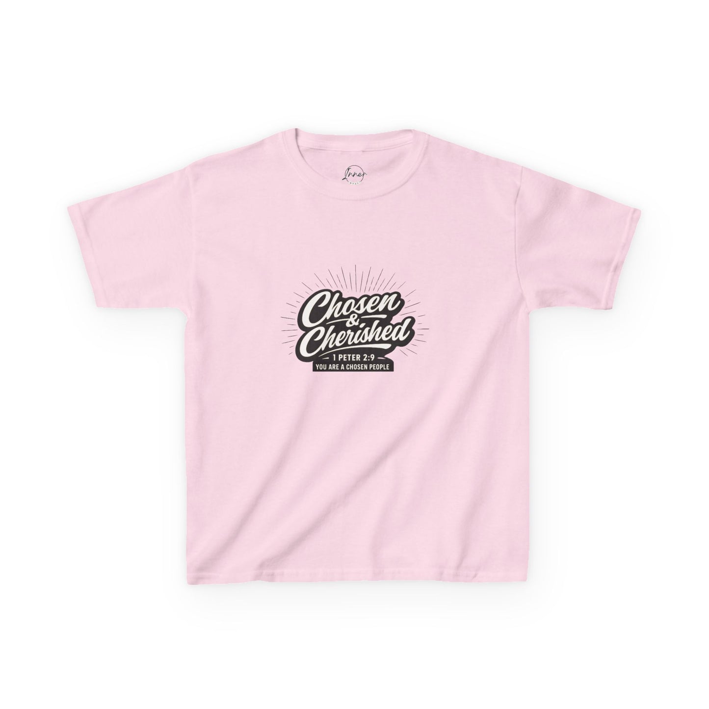 Chosen & Cherished kids tee | 1 Peter 2:9