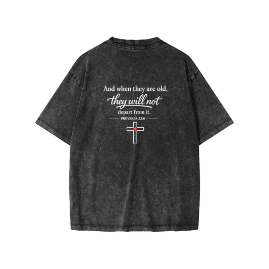 Her First Disciple-Proverbs 22:6 Kids' T-Shirt