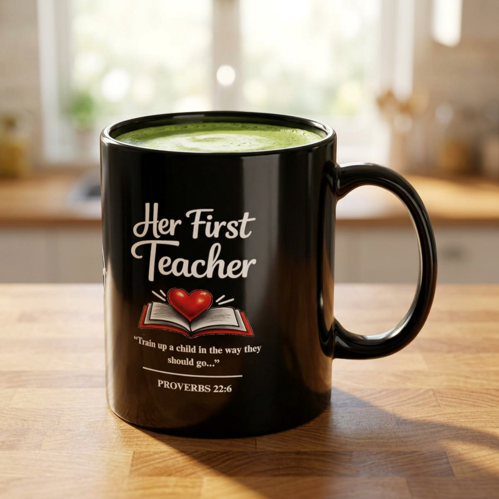 Her First Teacher Mug | Proverbs 22:6