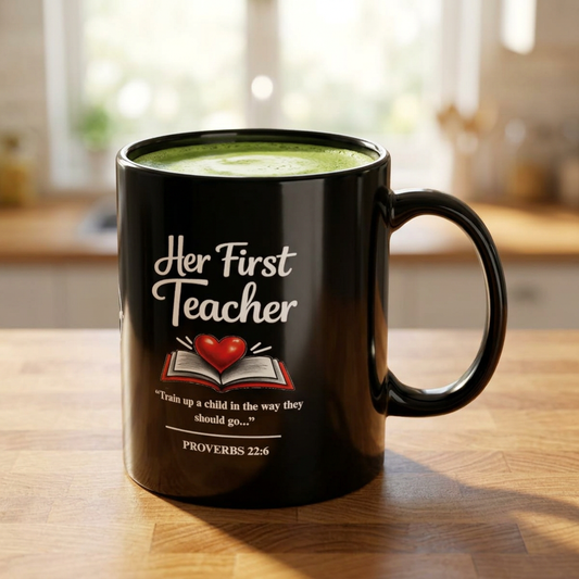 Her First Teacher Mug | Proverbs 22:6