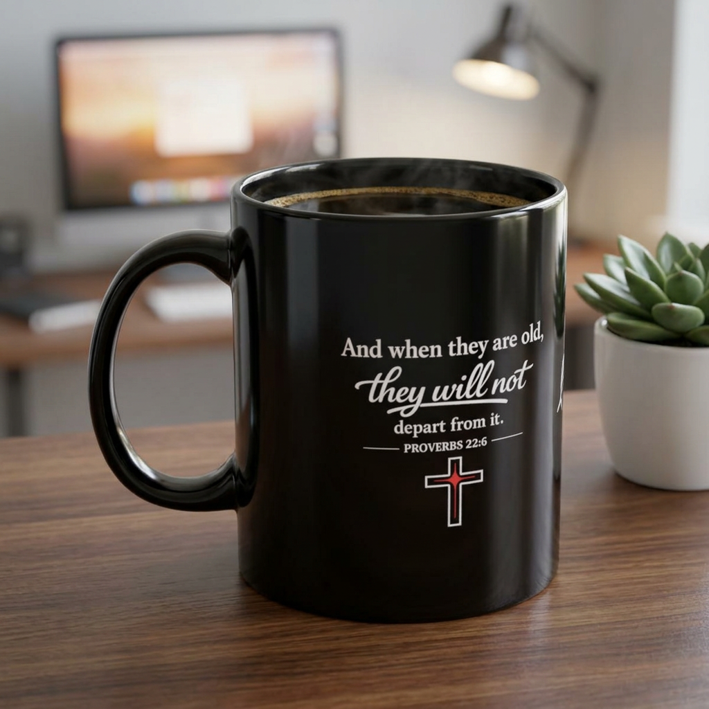 His First Teacher Mug | Proverbs 22:6