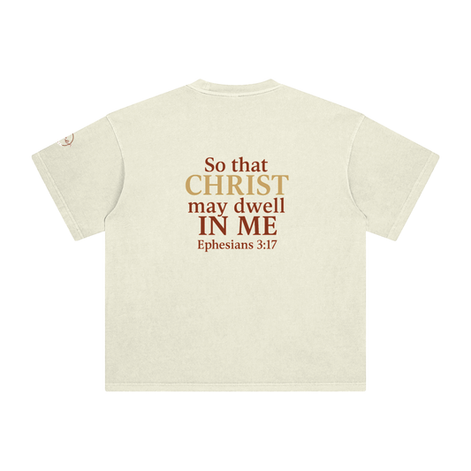 ROOTED IN LOVE – Ephesians 3:17 Enzyme Washed T-Shirt