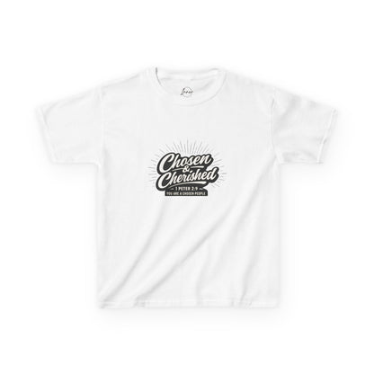 Chosen & Cherished kids tee | 1 Peter 2:9