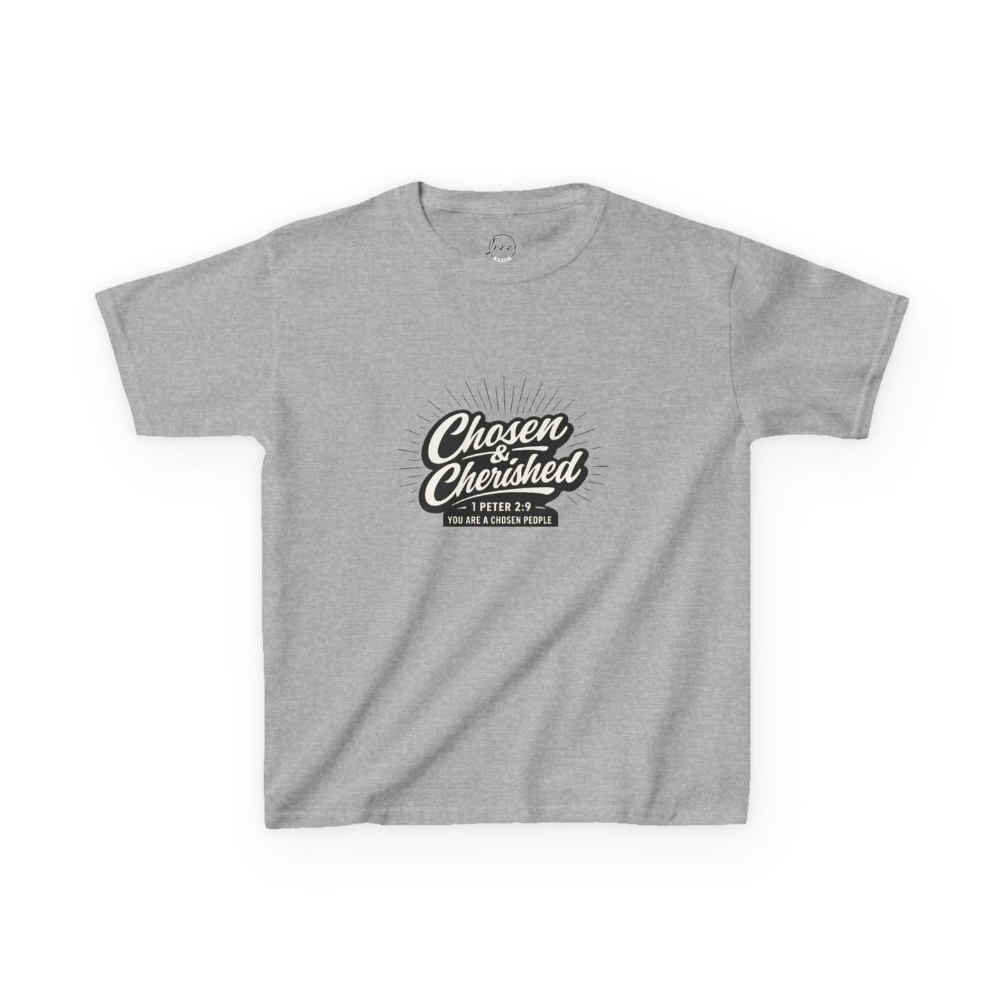 Chosen & Cherished kids tee | 1 Peter 2:9