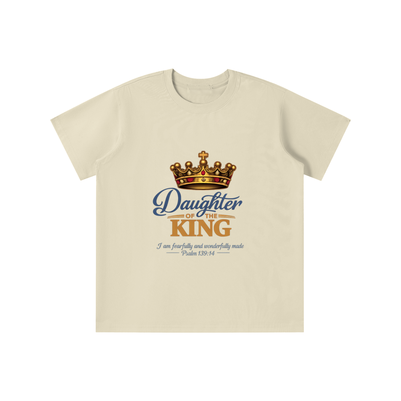 Daughter of the King Kids Tee-Psalm 139:14