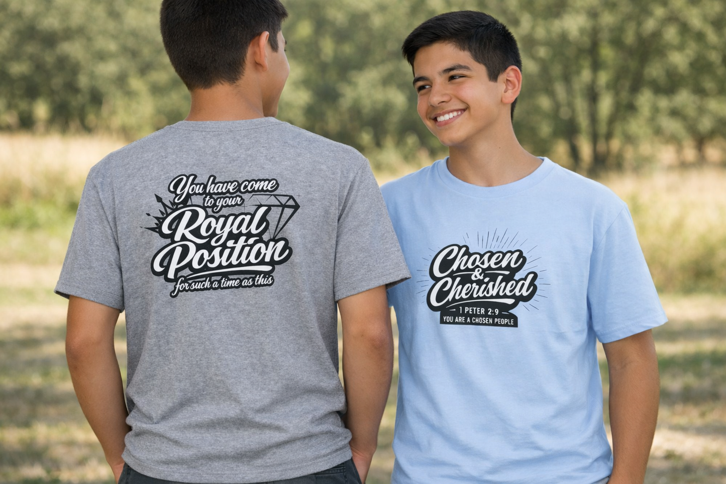 Chosen & Cherished kids tee | 1 Peter 2:9