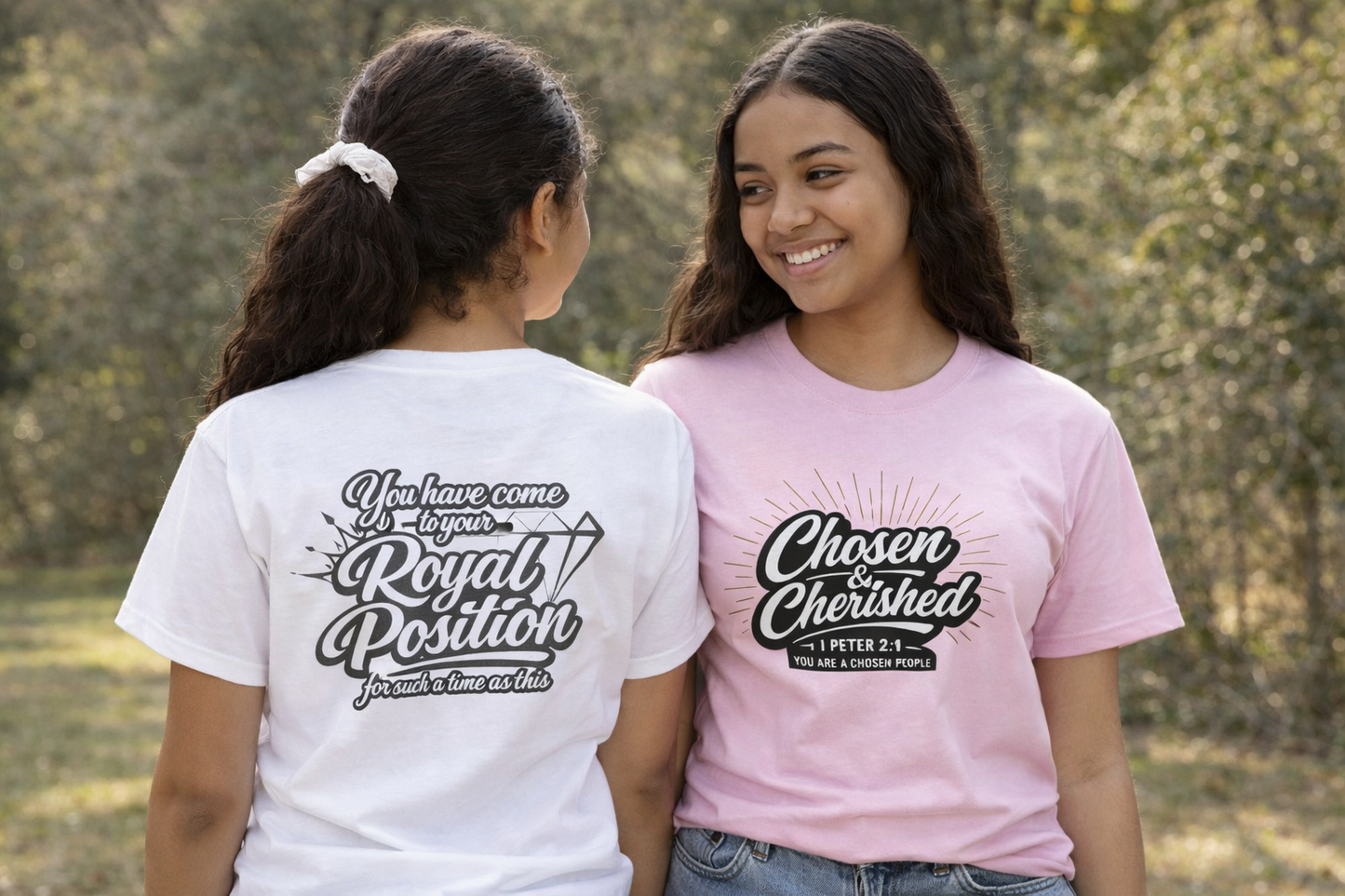 Chosen & Cherished kids tee | 1 Peter 2:9