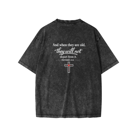 His First Disciple-Proverbs 22:6 Kids' T-Shirt