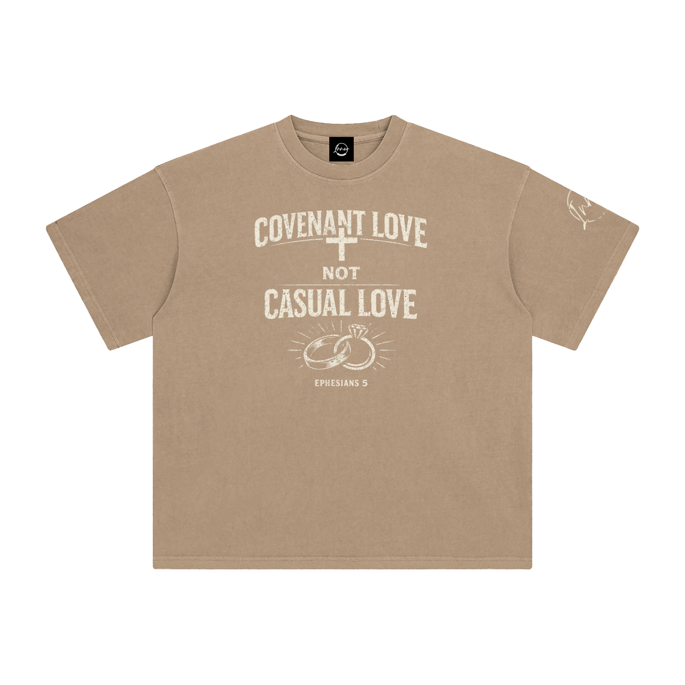 COVENANT LOVE, NOT CASUAL LOVE – Ephesians 5 Enzyme Washed T-Shirt