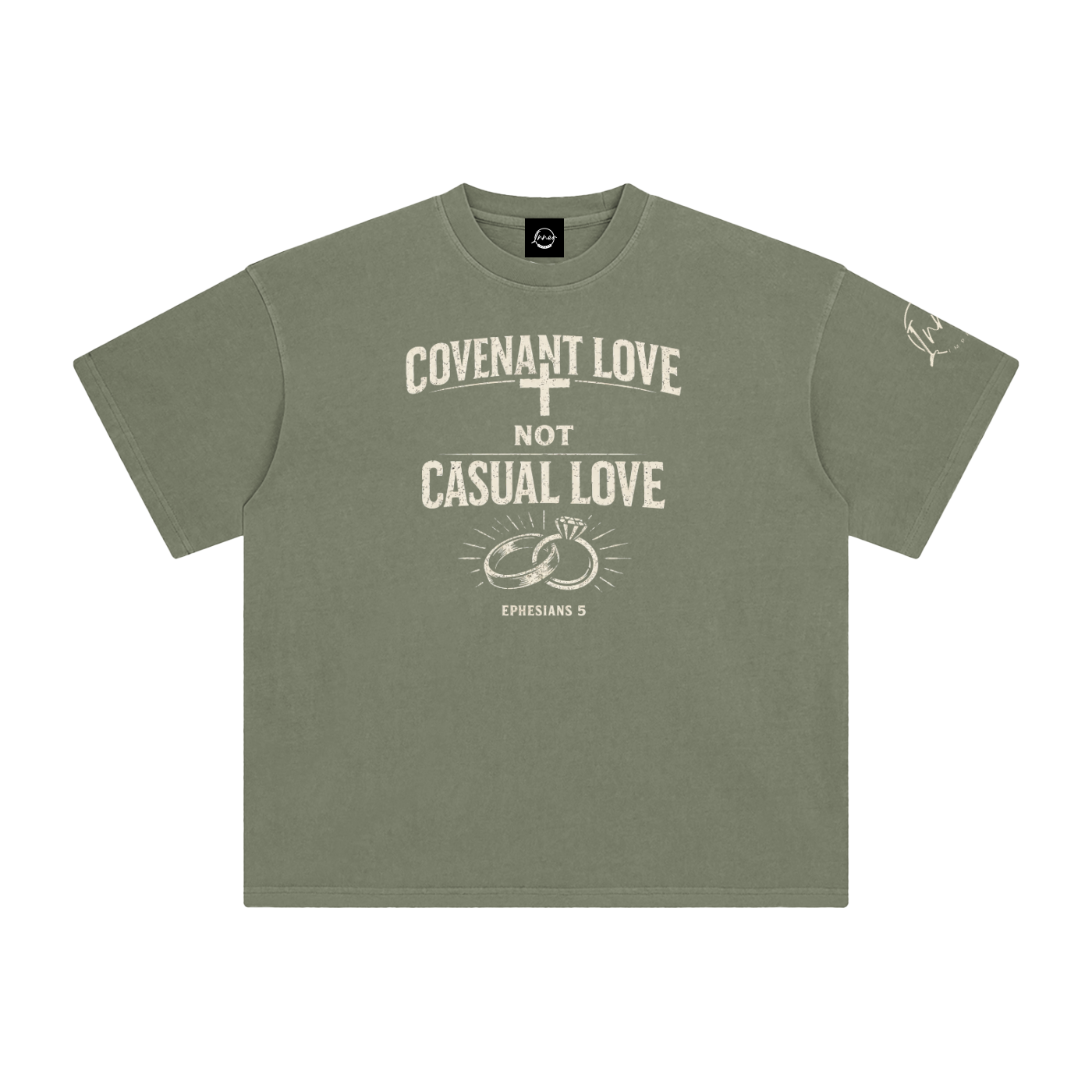 COVENANT LOVE, NOT CASUAL LOVE – Ephesians 5 Enzyme Washed T-Shirt
