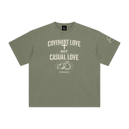 COVENANT LOVE, NOT CASUAL LOVE – Ephesians 5 Enzyme Washed T-Shirt