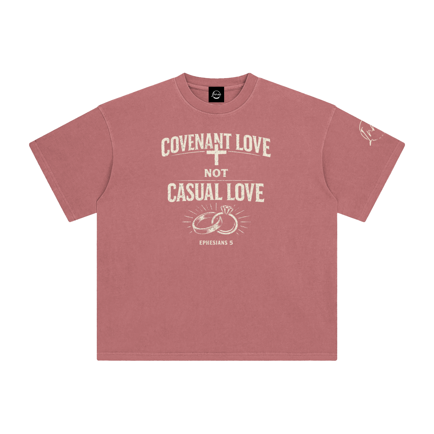 COVENANT LOVE, NOT CASUAL LOVE – Ephesians 5 Enzyme Washed T-Shirt